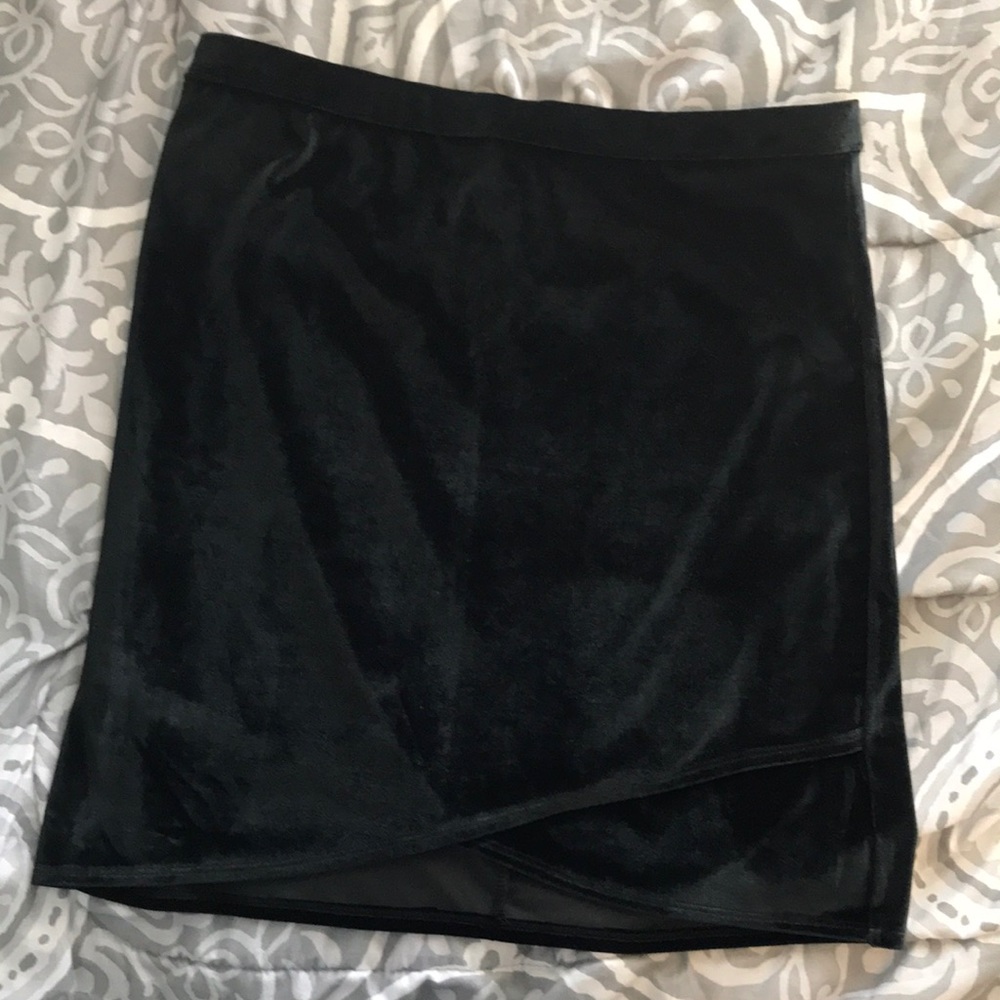 SOLDHollister Crushed Velvet Skirt